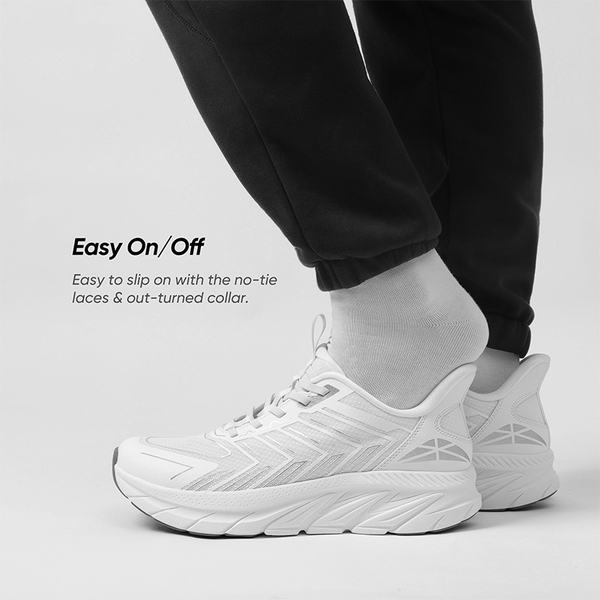 [ALLSWIFIT 2.0] Men's Comfortable Non-Slip Workout Sneakers - WHITE - 3